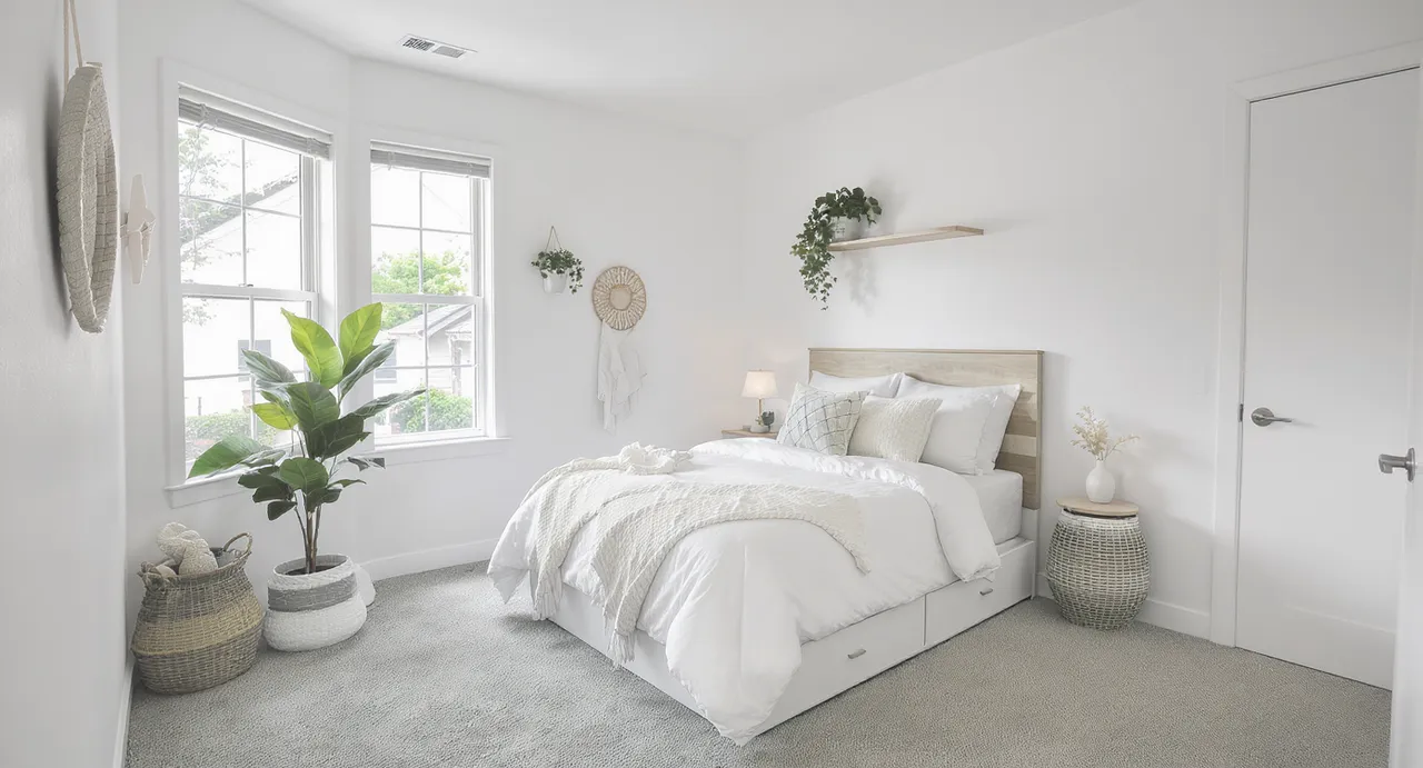 Chambre de bonne rénovée avec budget limité et décoration moderne