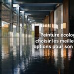 Image de couverture stylisée avec titre pour l’article Peinture écologique : choisir les meilleures options pour son intérie…