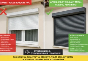 Vues rapprochées de fenêtres à double vitrage avec joints renforcés et cadre isolé.