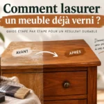 Comment lasurer un meuble déjà verni ?