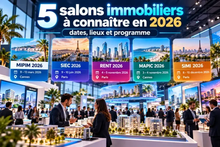 5 salons immobiliers à connaître en 2026 : dates, lieux et programme