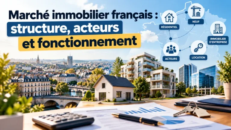 Marché immobilier français : structure, acteurs et fonctionnement